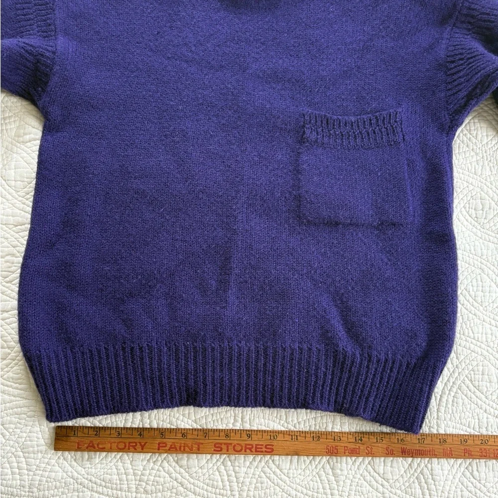 Vintage Wool Gap Turtleneck Purple Medium
